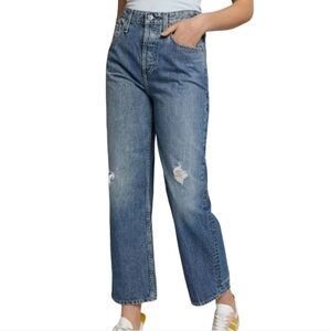 AG Adriano Goldschmied Knoxx High Rise Baggy Boyfriend Jeans Size 29R